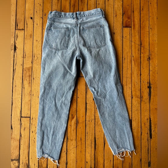 Free People We The Free Button Fly Straight Leg Denim - Picture 3 of 3